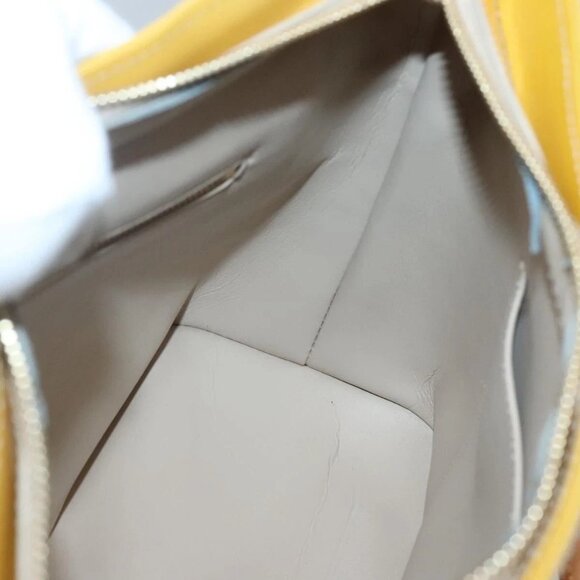 LOUIS VUITTON Monogram Vernis Houston Hand Bag Beige M91004 LV Auth ep8871 - Picture 11 of 16